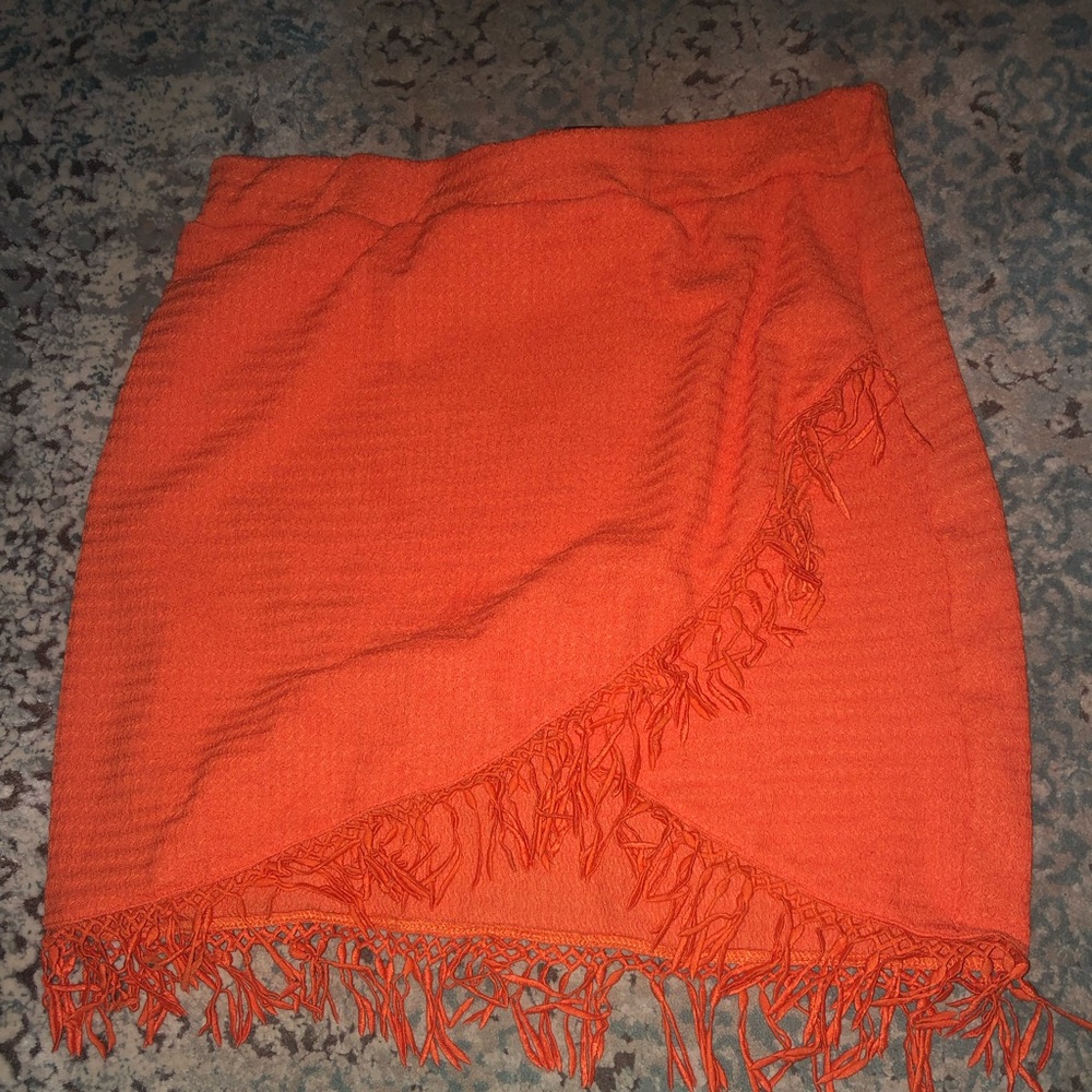 Orange skirt